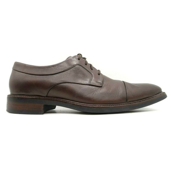 Cole Haan Grand OS Brown Leather Cap Toe Lace Up Oxfords Shoes Men\'s 10 M main image 9